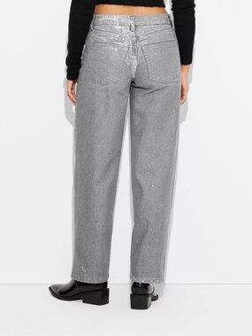 wild fable Mid-Rise 90s Relaxed Straight Leg Bedazzled Jeans